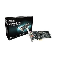 ASUS XONAR SE PCI Express Internal Sound Card - Immersive Audio Experience for Gaming and Entertainment - Model 4718017040563